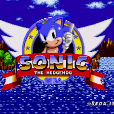 Sonic the Hedgehog - Title screen