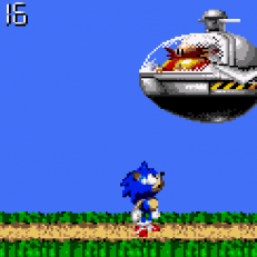 Sonic Blast - Sonic confronts the evil Dr Robotnik